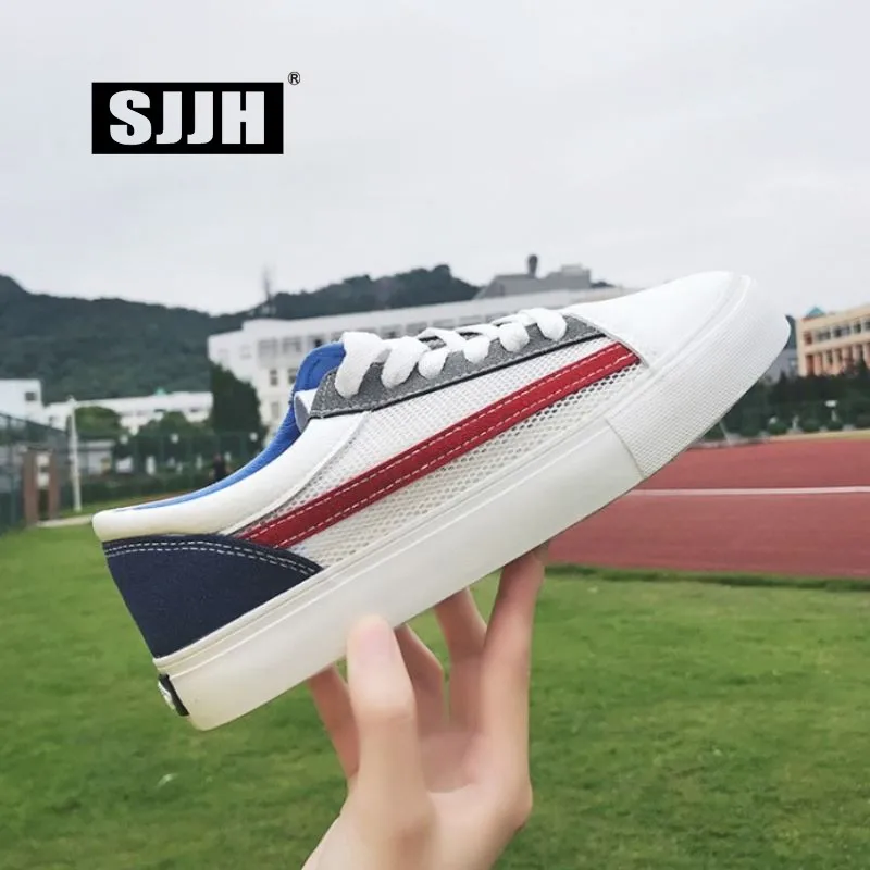 SJJH Women Canvas Skateboarding Shoes Comfortable Patchwork Sneakers Ladies Vulcanize Casual Chaussure Lace-up Footwear D223
SJJH Women Canvas Skateboarding Shoes Comfortable Patchwork Sneakers Ladies Vulcanize Casual Chaussure Lace-up Footwear D223