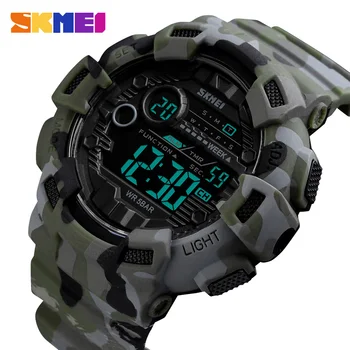 

Skmei Top brand Watches Men Military LED Digital Watch Man Dive 50M Fashion Outdoor Sport Wristwatches clock relogio masculino
