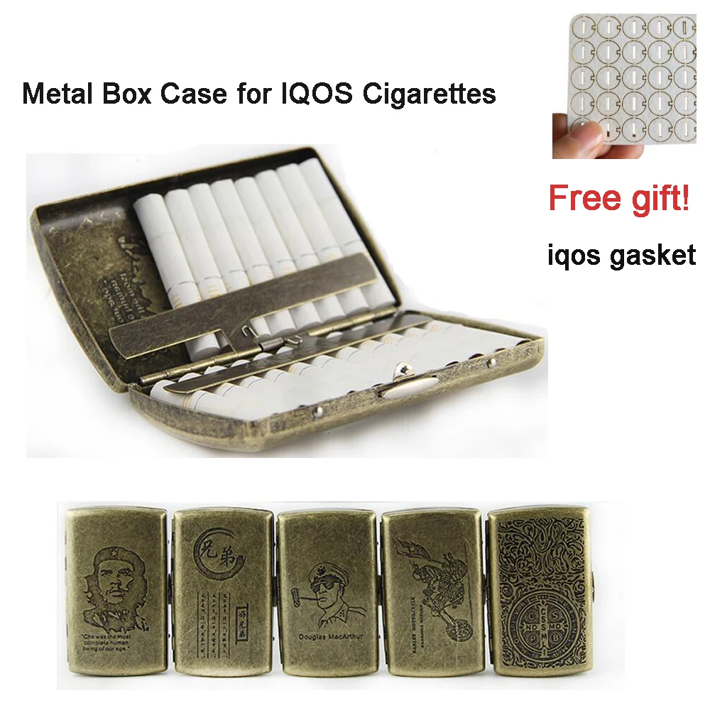 Metal Case for IQOS cigarette For IQOS 2.4 plus II III Electronic Cigarette Cigar Tobacco Holder Pocket Box Storage Container
Metal Case for IQOS cigarette For IQOS 2.4 plus II III Electronic Cigarette Cigar Tobacco Holder Pocket Box Storage Container