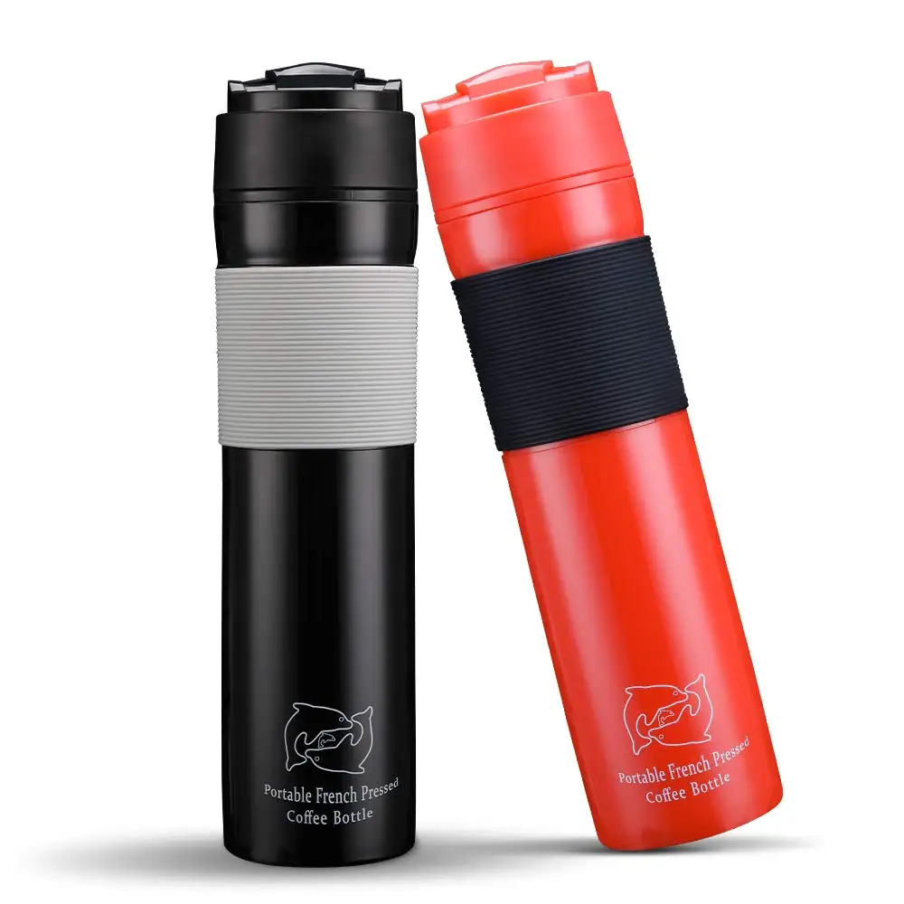 350ML Portable French Pressed Coffee Bottle Coffee Tea Maker Coffee Filter Bottle Hand Pressure Coffee Machine For Car Office
350ML Portable French Pressed Coffee Bottle Coffee Tea Maker Coffee Filter Bottle Hand Pressure Coffee Machine For Car Office