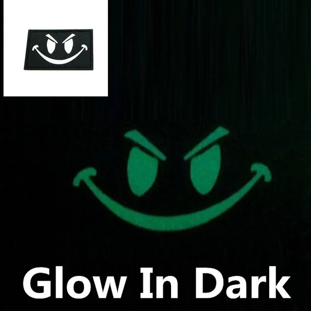 EVIL SMILEY SMILE FACE TACTICAL ISAF REFLECT MILSPEC GLOWING GLOW IN DARK MORALE PATCH WAR TROPHY SEAL GHOST SWAT PATCH BADGE
EVIL SMILEY SMILE FACE TACTICAL ISAF REFLECT MILSPEC GLOWING GLOW IN DARK MORALE PATCH WAR TROPHY SEAL GHOST SWAT PATCH BADGE