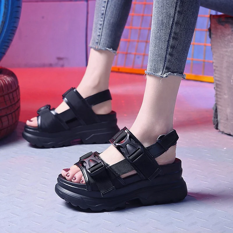 Summer Women Sandals Slip on Sport Sandals 7 High Heels Woman Casual Shoes Platform Wedges Slippers Slides Ladies Creepers
Summer Women Sandals Slip on Sport Sandals 7 High Heels Woman Casual Shoes Platform Wedges Slippers Slides Ladies Creepers