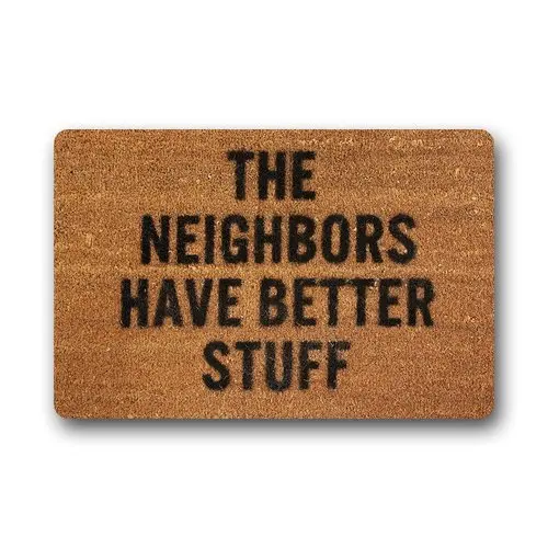 Custom Evergreen Fashion The Neighbors Have Better Stuff Picture Print Machine Washable Doormat Gate Pad Rug
Custom Evergreen Fashion The Neighbors Have Better Stuff Picture Print Machine Washable Doormat Gate Pad Rug