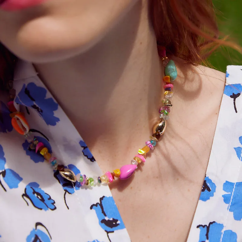 2019 Colorful Seed Beads Choker for Women Fashion Trendy Bohemian Summer Chic Bib Collier Femme Cowrie Shell Statement Necklace
2019 Colorful Seed Beads Choker for Women Fashion Trendy Bohemian Summer Chic Bib Collier Femme Cowrie Shell Statement Necklace
