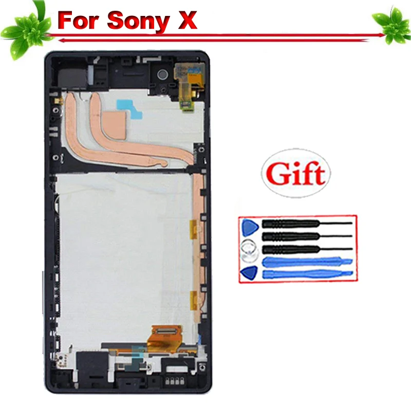 for Sony Xperia X F5121 F5122 LCD Display With Frame Touch Screen Digitizer Assembly Replacement for Sony X Display
for Sony Xperia X F5121 F5122 LCD Display With Frame Touch Screen Digitizer Assembly Replacement for Sony X Display