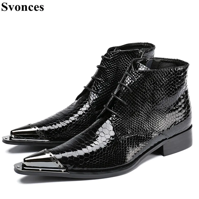 Classic Low Heels Business Men Boots Pointed Toe Black Leather Boots Men Handsome Ankle Boots for Men Wedding & Party Size 38-47
Classic Low Heels Business Men Boots Pointed Toe Black Leather Boots Men Handsome Ankle Boots for Men Wedding & Party Size 38-47