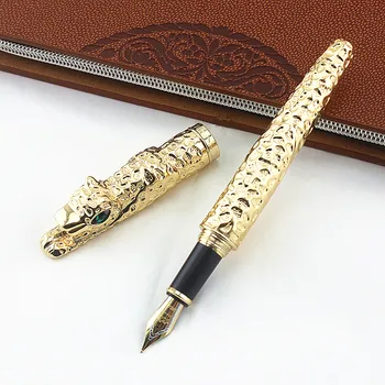 New Jinhao Leopard Cheetah Full Metal Golden Fountain Pen Luxurious Exquisite Advanced Writing Gift Pen for Business Office
New Jinhao Leopard Cheetah Full Metal Golden Fountain Pen Luxurious Exquisite Advanced Writing Gift Pen for Business Office