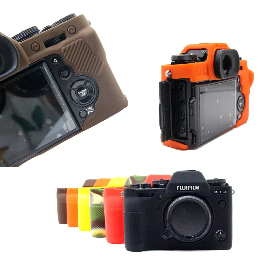 Nice Soft Camera Video Bag Silicone Case Rubber Camera case Protective Body Cover Skin For Fujifilm XT3 FUJI X-T3
Nice Soft Camera Video Bag Silicone Case Rubber Camera case Protective Body Cover Skin For Fujifilm XT3 FUJI X-T3