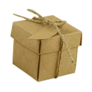 200PCS square Kraft Paper Boxes Candy Box Wedding Favors Gift With Tags Rustic Burlap Twine Party Birthday Baby Shower Supply
200PCS square Kraft Paper Boxes Candy Box Wedding Favors Gift With Tags Rustic Burlap Twine Party Birthday Baby Shower Supply