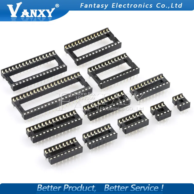200PCS IC Sockets DIP6 DIP8 DIP14 DIP16 DIP18 DIP20 DIP28 DIP40 pins Connector DIP Socket 6 8 14 16 18 20 24 28 40 pin
200PCS IC Sockets DIP6 DIP8 DIP14 DIP16 DIP18 DIP20 DIP28 DIP40 pins Connector DIP Socket 6 8 14 16 18 20 24 28 40 pin