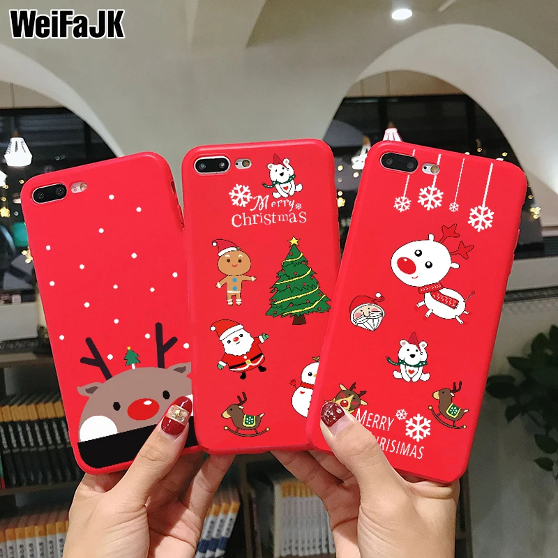 Merry Christmas Phone Case For iPhone 6 6s 7 8 Plus Girl Red Silicone Cases For iPhone 6 6s 7 8 X Soft TPU Protection Cover
Merry Christmas Phone Case For iPhone 6 6s 7 8 Plus Girl Red Silicone Cases For iPhone 6 6s 7 8 X Soft TPU Protection Cover