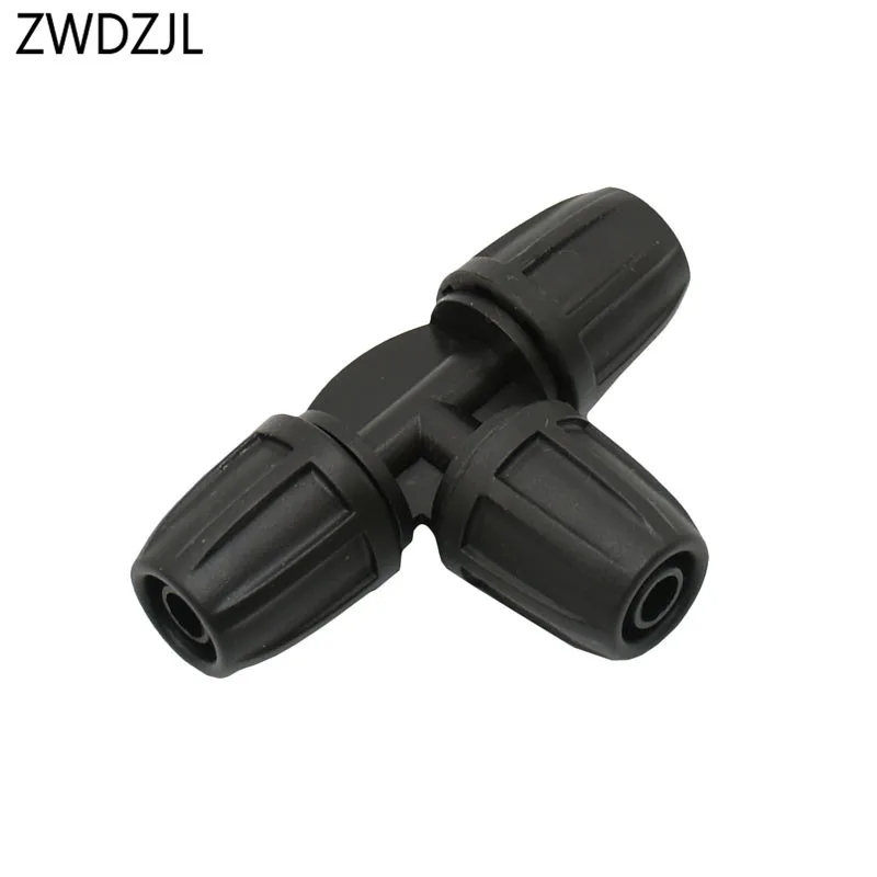 3/8" Garden hose tee 8/11 Hose T barb connector 3 way water splitter Thread Lock irrigation adapter 2pcs
3/8" Garden hose tee 8/11 Hose T barb connector 3 way water splitter Thread Lock irrigation adapter 2pcs