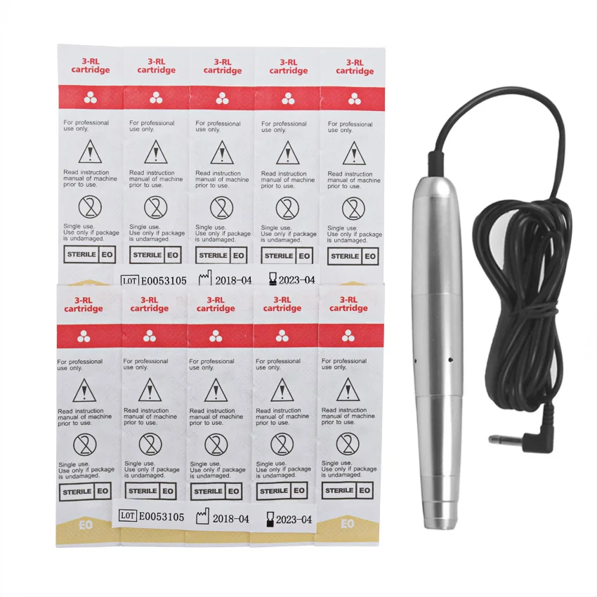 Tattoo Cartridge Needles 3RL 60Pcs Permanent Makeup Eyebrow Lip Eyeliner Microblading Sterilized for Tattoo Machine Supply Tools
Tattoo Cartridge Needles 3RL 60Pcs Permanent Makeup Eyebrow Lip Eyeliner Microblading Sterilized for Tattoo Machine Supply Tools