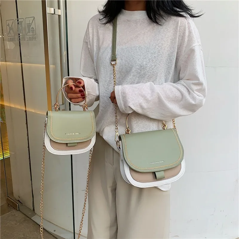 Contrast Color Saddle Bags For Women 2019 Luxury Handbags Women Bags Designer Letter Printed Female Shoulder Crossbody Bags
Contrast Color Saddle Bags For Women 2019 Luxury Handbags Women Bags Designer Letter Printed Female Shoulder Crossbody Bags