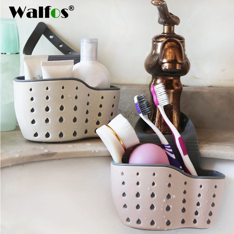 WALFOS 1 piece Hanging Storage Bag Adjustable Double Layer Sponge Holder Sink Faucet Gadget Strainer Shelf Drain Rack Basket
WALFOS 1 piece Hanging Storage Bag Adjustable Double Layer Sponge Holder Sink Faucet Gadget Strainer Shelf Drain Rack Basket