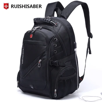 New Oxford Swiss Backpack Man External Charging USB 15/17 Inch Laptop Women Travel Rucksack Vintage School Bags bagpack mochila
New Oxford Swiss Backpack Man External Charging USB 15/17 Inch Laptop Women Travel Rucksack Vintage School Bags bagpack mochila