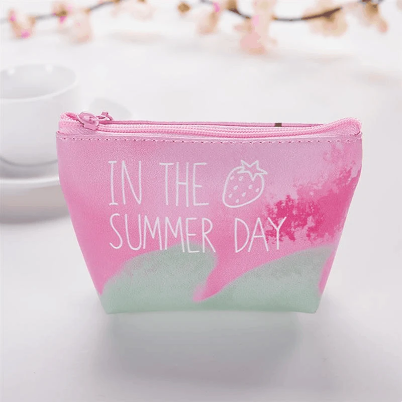 2018 New Women Cute Fashion Coin Purse Small Zipper Change Purse Key Holder Girls Strawberry Letter Print Coin Pouch Mini Wallet
2018 New Women Cute Fashion Coin Purse Small Zipper Change Purse Key Holder Girls Strawberry Letter Print Coin Pouch Mini Wallet