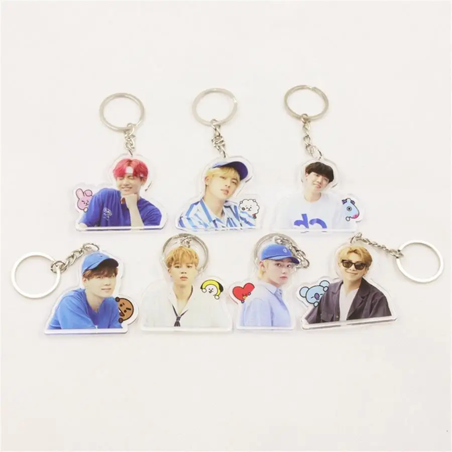 Kpop Cute Photo Acrylic Keychain Keyring Jimin Suga Key Holder Fashion Bag Pendant
Kpop Cute Photo Acrylic Keychain Keyring Jimin Suga Key Holder Fashion Bag Pendant