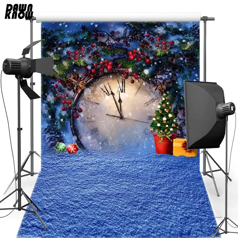 Christmas Clock Vinyl Photography Background Snow Oxford Backdrop For Children photo studio Props 853
Christmas Clock Vinyl Photography Background Snow Oxford Backdrop For Children photo studio Props 853