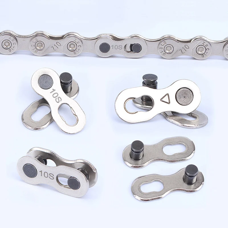 10 PCS MTB Road Bike Chain Magic Buckle Connector 6 7 8 9 10 Speed Quick Link Master Bicycle Joint Cycling Chain Button Repair
10 PCS MTB Road Bike Chain Magic Buckle Connector 6 7 8 9 10 Speed Quick Link Master Bicycle Joint Cycling Chain Button Repair