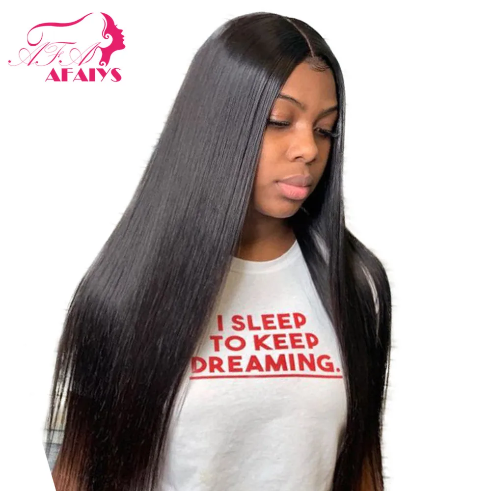 AFAIYS Lace Front Wigs 13x6 Brazilian Remy Hair Straight Long Human Hair Wig Pre Plucked With Baby Hair Natural Color 8-26"
AFAIYS Lace Front Wigs 13x6 Brazilian Remy Hair Straight Long Human Hair Wig Pre Plucked With Baby Hair Natural Color 8-26"