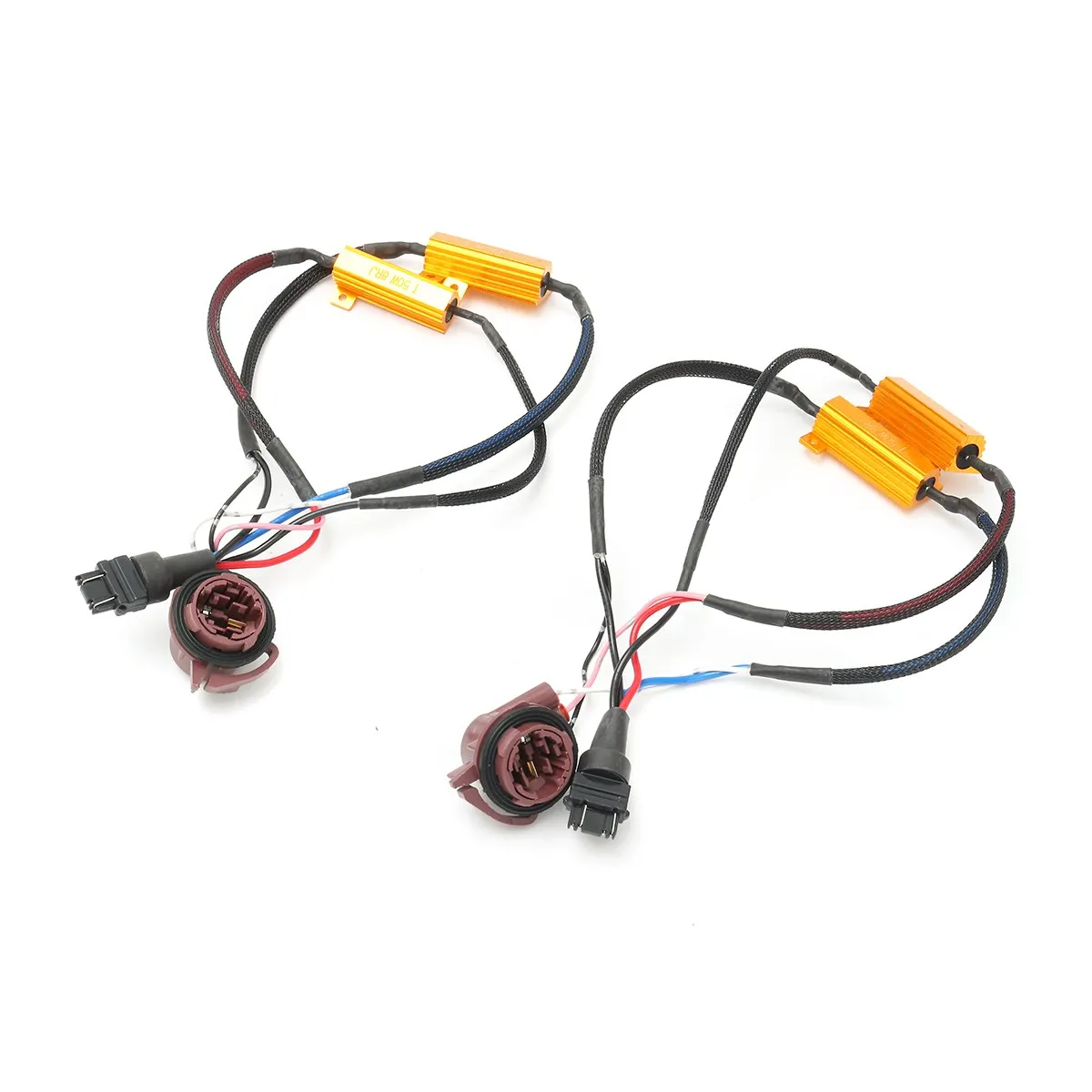 2 Pcs 3457A 4157NA LED 50W Load Resistor Adapter LED Decoder Anti Hyper Flashing Warning Error Canceller 3157A
2 Pcs 3457A 4157NA LED 50W Load Resistor Adapter LED Decoder Anti Hyper Flashing Warning Error Canceller 3157A