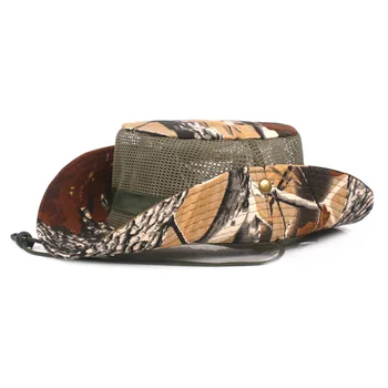 Camouflage Summer Mesh Sunshade Caps Men Outdoor UV Protection Jungle Hiking Boonie Tactical Hats Wide Brim Fishing Angler Cap
Camouflage Summer Mesh Sunshade Caps Men Outdoor UV Protection Jungle Hiking Boonie Tactical Hats Wide Brim Fishing Angler Cap