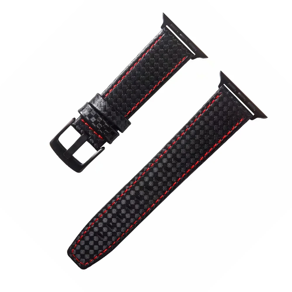 Carbon fiber texture Leather Band for Apple watch Series 4 44mm 40mm watchband Strap With adapter for iWatch 3 2 42mm 38mm
Carbon fiber texture Leather Band for Apple watch Series 4 44mm 40mm watchband Strap With adapter for iWatch 3 2 42mm 38mm