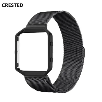 CRESTED Milanese Loop Watch Strap For Fitbit Blaze band Stainless Steel replalcement Bracelet Metal Frame Wristband Bracelet
CRESTED Milanese Loop Watch Strap For Fitbit Blaze band Stainless Steel replalcement Bracelet Metal Frame Wristband Bracelet