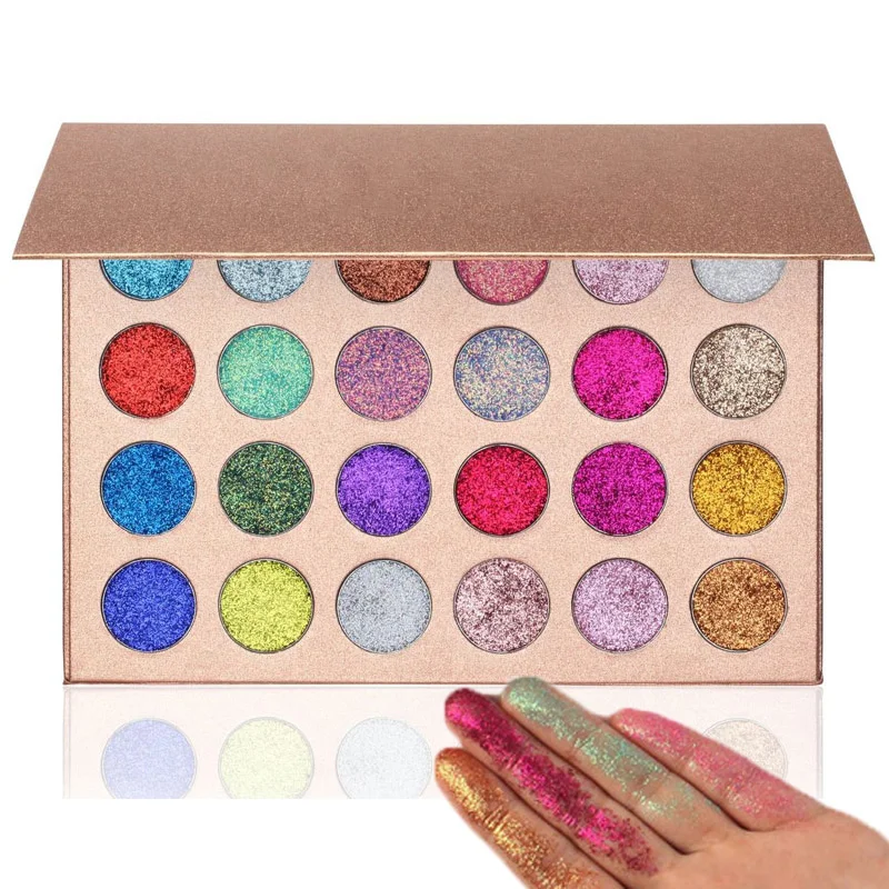 24 Color Highly Pigmented Diamond Glitter Rainbow Eye Shadow Palette Flash Shimmer Eyeshadow Cosmetic Eye Make Up
24 Color Highly Pigmented Diamond Glitter Rainbow Eye Shadow Palette Flash Shimmer Eyeshadow Cosmetic Eye Make Up