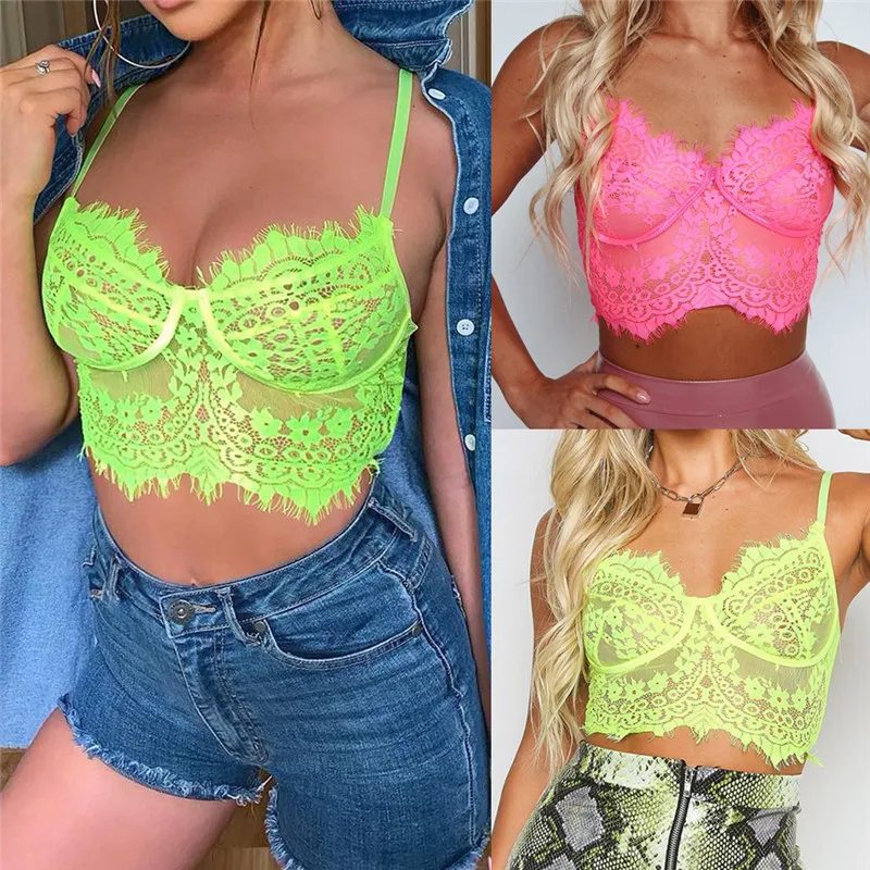 Lady Sexy Lingerie Camisoles Babydoll Lace Bralette Bralet Tank Cami Crop Tops Vest Women Summer Costume Fashion New 2019
Lady Sexy Lingerie Camisoles Babydoll Lace Bralette Bralet Tank Cami Crop Tops Vest Women Summer Costume Fashion New 2019