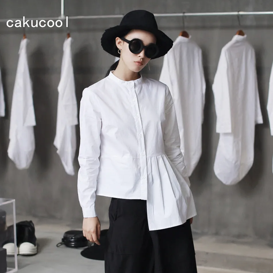 Cakucool New White Blouse Women Autumn Long Sleeve Asymmetric Minimal Design Blusa Femme Casual Office Shirt Blouses Tops Women
Cakucool New White Blouse Women Autumn Long Sleeve Asymmetric Minimal Design Blusa Femme Casual Office Shirt Blouses Tops Women