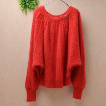 Ladies women autumn winter plush angora rabbit knitted loose long batwing sleeves mink velvet fur beading pullover sweater coat
Ladies women autumn winter plush angora rabbit knitted loose long batwing sleeves mink velvet fur beading pullover sweater coat