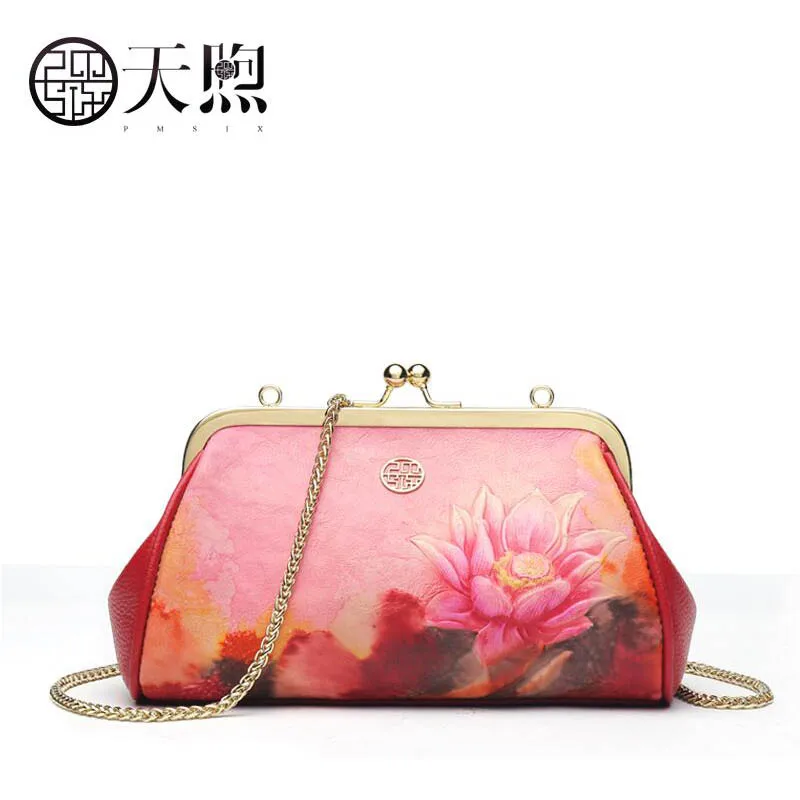 First layer cowhide bag female 2019 new ethnic style shoulder Messenger bag Fashion temperament chain bag
First layer cowhide bag female 2019 new ethnic style shoulder Messenger bag Fashion temperament chain bag