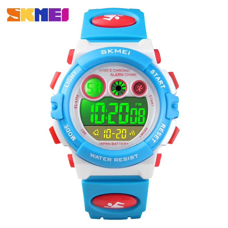 SKMEI waterproof children wristwatch fashion outdoor running sports kids digital watch auto date shock resistant boy clock
SKMEI waterproof children wristwatch fashion outdoor running sports kids digital watch auto date shock resistant boy clock