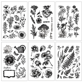 WYSE Flower Leaves Clear Silicone Stamps Transparent Stamp Seal for DIY Scrapbooking Paper Card Craft Decorative Supplies
WYSE Flower Leaves Clear Silicone Stamps Transparent Stamp Seal for DIY Scrapbooking Paper Card Craft Decorative Supplies