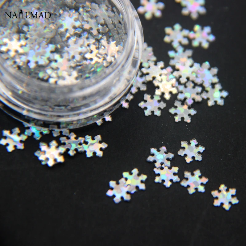 3ml/box Snowflake Glitter Sequins Nail Art Glitters Laser Snowflake Christmas Nail Glitter Xmas Sequins Holo Glitter
3ml/box Snowflake Glitter Sequins Nail Art Glitters Laser Snowflake Christmas Nail Glitter Xmas Sequins Holo Glitter