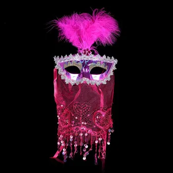 Feather Lace Veil Mask Venetian Belly Dancers Mask Masquerade Veil Eye Masks Party Dress Decoration Christmas Halloween
Feather Lace Veil Mask Venetian Belly Dancers Mask Masquerade Veil Eye Masks Party Dress Decoration Christmas Halloween