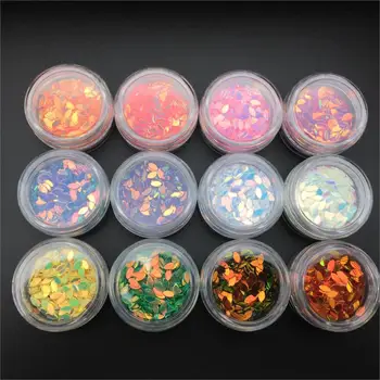 12pcs 2*4mm Nail Art 3D Sequins Glitter Oval Leaf Sticker DIY Flakes Beauty Manicure Shiny Shape Spangles Holographic Paillette
12pcs 2*4mm Nail Art 3D Sequins Glitter Oval Leaf Sticker DIY Flakes Beauty Manicure Shiny Shape Spangles Holographic Paillette