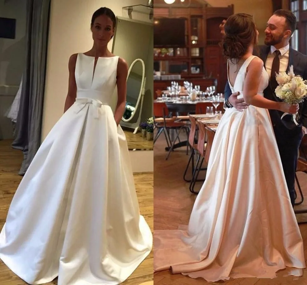 Vintage Princess A line Wedding Dress with Pocket Floor-Length Sexy Backless Bridal Gowns wedding gown Vestido De Novia
Vintage Princess A line Wedding Dress with Pocket Floor-Length Sexy Backless Bridal Gowns wedding gown Vestido De Novia