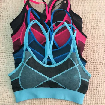 Wholesale Athletic Checked Lady Fitness Bra Shockproof Yoga Bra High Strength Running Bra Women Workout Stretch Tank Top Vest
Wholesale Athletic Checked Lady Fitness Bra Shockproof Yoga Bra High Strength Running Bra Women Workout Stretch Tank Top Vest