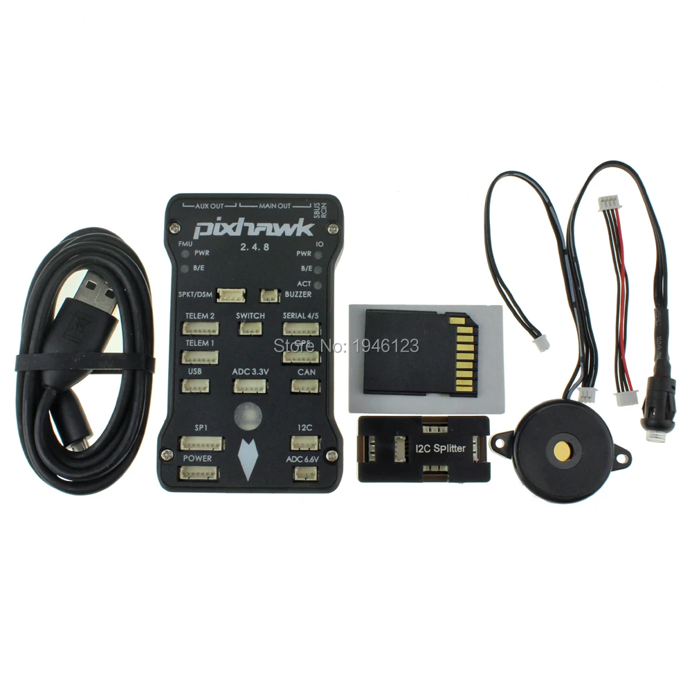 PX4 PIX 2.4.8 32 Bit Flight Controller Integrate PX4FMU PX4IO Safety Switch Buzzer 1G SD for DIY RC Drone FPV Multirotor F17282
PX4 PIX 2.4.8 32 Bit Flight Controller Integrate PX4FMU PX4IO Safety Switch Buzzer 1G SD for DIY RC Drone FPV Multirotor F17282
