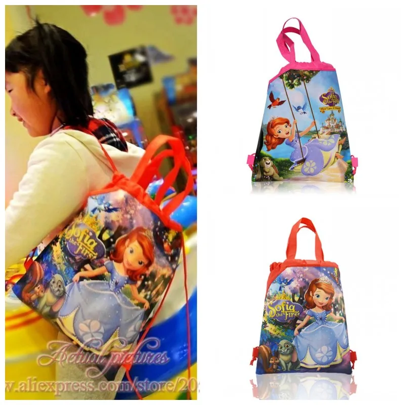 12pcs Sofia Girl Children Drawstring Backpacks Bags 34*27CM Non Woven Fabrics Kids Xmas Party Gift Home Storage
12pcs Sofia Girl Children Drawstring Backpacks Bags 34*27CM Non Woven Fabrics Kids Xmas Party Gift Home Storage