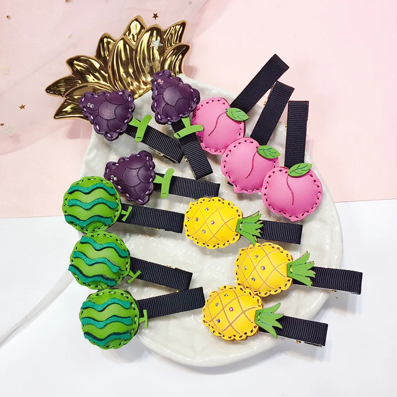Korea Handmade Cartoon Pineapple Grape Peach Adult Women Hairpins Hair clips Barrettes Head wear Apparel Accessories-SWAWHRP007D
Korea Handmade Cartoon Pineapple Grape Peach Adult Women Hairpins Hair clips Barrettes Head wear Apparel Accessories-SWAWHRP007D