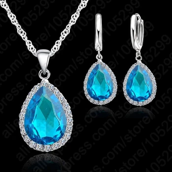 Hottest 925 Sterling Silver Necklace Jewelry Set High Quality Rhinestone Crystal Necklaces Wedding Necklace Pendants For Women
Hottest 925 Sterling Silver Necklace Jewelry Set High Quality Rhinestone Crystal Necklaces Wedding Necklace Pendants For Women