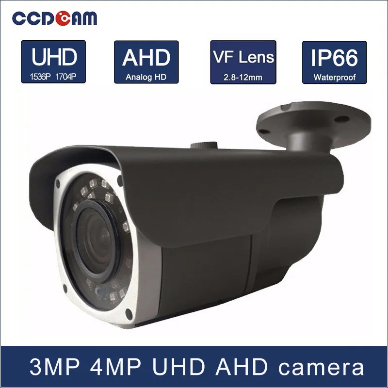 CCDCAM 3MP 4 MP камера высокого разрешения дневное и ночное видение AHD 2 8 12 мм VF объектив