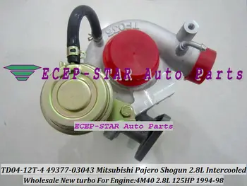 TD04 49377-03043 49377-03041 49377-03040 ME201636 Turbo For Misubishi PAJERO II Montero Shogun Intercooled 94-98 4M40 4M40T 2.8L
TD04 49377-03043 49377-03041 49377-03040 ME201636 Turbo For Misubishi PAJERO II Montero Shogun Intercooled 94-98 4M40 4M40T 2.8L