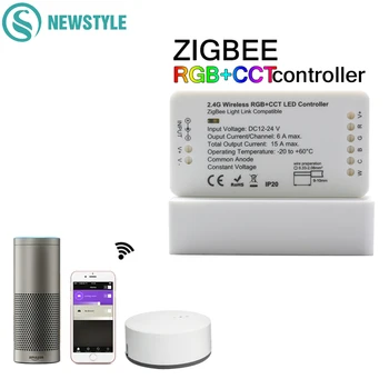 ZIGBEE LED Controller DC12-24V Compatible Smart APP Control LED Controller WW/CW RGB CCT LED Strip Controller
ZIGBEE LED Controller DC12-24V Compatible Smart APP Control LED Controller WW/CW RGB CCT LED Strip Controller