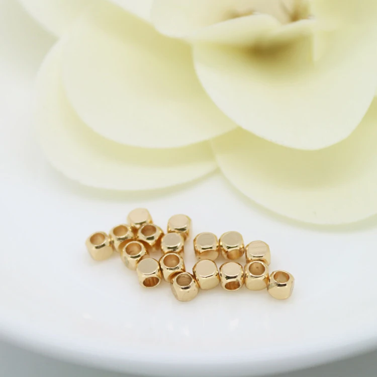 20PCS 3x2.5MM 24K Champagne Gold Color Plated Brass Square Spacer Beads Bracelet Beads High Quality Diy Jewelry Accessories
20PCS 3x2.5MM 24K Champagne Gold Color Plated Brass Square Spacer Beads Bracelet Beads High Quality Diy Jewelry Accessories