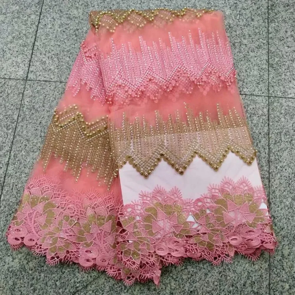 High Quality African Lace Fabrics Peach Color Nice French Net Embroidery Tulle Lace Fabric For Nigerian Party Dress
High Quality African Lace Fabrics Peach Color Nice French Net Embroidery Tulle Lace Fabric For Nigerian Party Dress